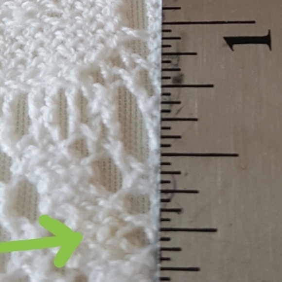 Crochet Floral Lace Off White Pullover Mini Dress Sz 2 Slip Lining H & M - Picture 6 of 10